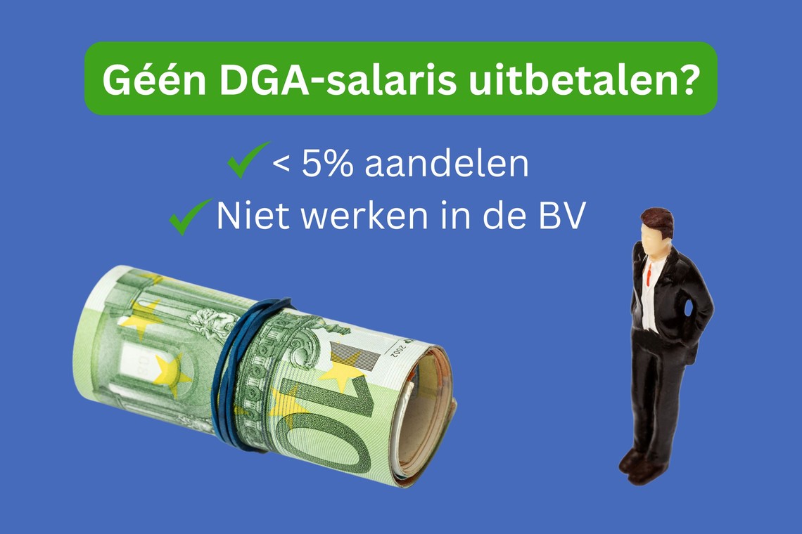 dga salaris uitbetalen